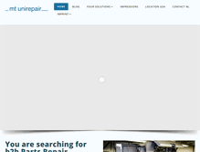 Tablet Screenshot of mt-unirepair.com